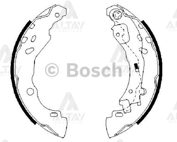Citroen C2 Arka Fren Balata OEM 4241L7 Citroen C2 Arka Fren Balata OEM 4241L7